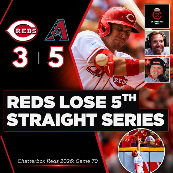 Game 70 - Diamondbacks 5, Reds 3 (Reds Lose FIFTH STRAIGHT SERIES)