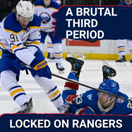 TERRIBLE third period dooms Rangers in 5-3 loss to Sabres! Is Alexis Lafreniere for real???