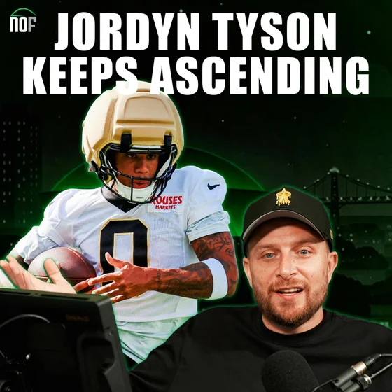 Jordyn Tyson Continues Emerging as Saints' Offense Searches for Consistency | Day 9 Breakdown