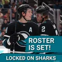 ROSTER SET: San Jose Sharks Roster REVEALED—Michael Misa and Ivar Stenberg to IMPACT Opening Night