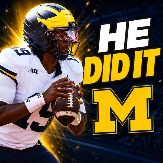 Michigan Football Just Got GREAT News About Their Most Important Player This Year