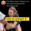 E34: Mama-Guilt, Tampons auf dem Trail & Korkenzieher-Verteidigung – Linda am lauf.tisch 🤘