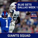 GIANTS SQUAD SHOW: Giants vs Cowboys Week 1, OBJ Update, Rookie Camp Buzz