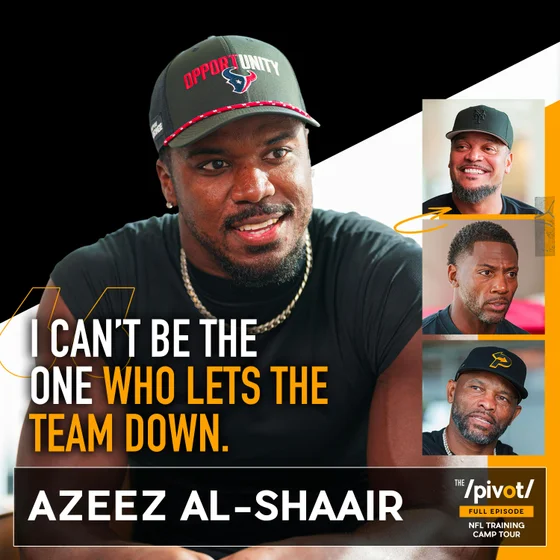 Azeez Al-Shaair opens up on the Trevor Lawrence hit that changed everything, being misjudged, his Muslim faith, nearly losing football, adversity, Will Anderson, DeMeco Ryans, and the identity of Texans Defense.