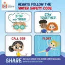 DON’T DROWN - FLOAT - BE SAFE NEAR WATER ‼️ - spread the message now.