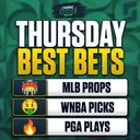 Thursday's BEST BETS: Tour Championship Picks + MLB Bets + WNBA Props