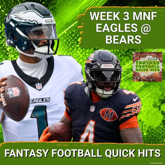 DOMINATE: Eagles Offense OVERPOWERS Bears – DeVonta Smith, Jalen Hurts Fantasy Forecast