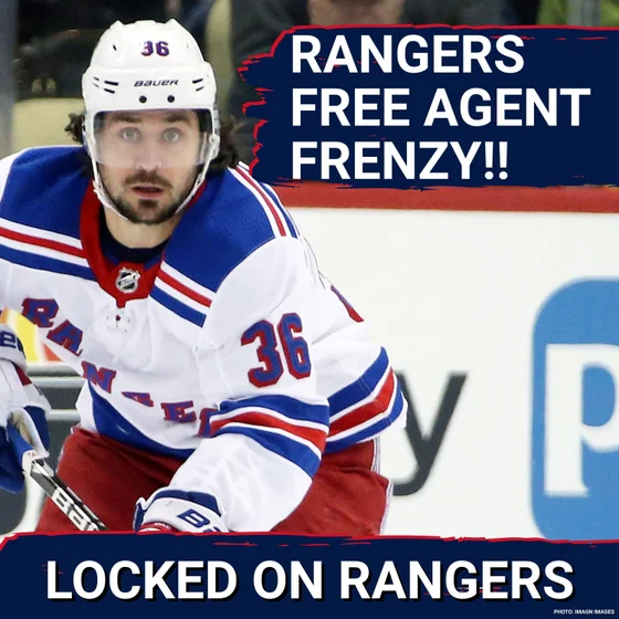 LIVE Free Agent Frenzy!! Rangers reunion with Zuccarello? Trade Trocheck? Target Laine or Tolvanen?