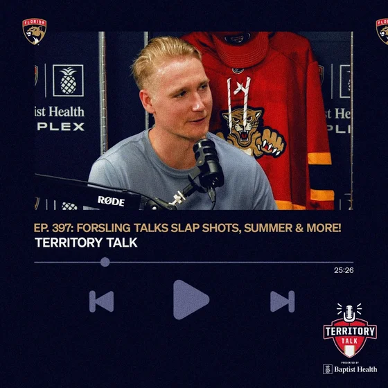 Territory Talk: Gustav Forsling talks slap shots, summer & more! (Ep. 397)