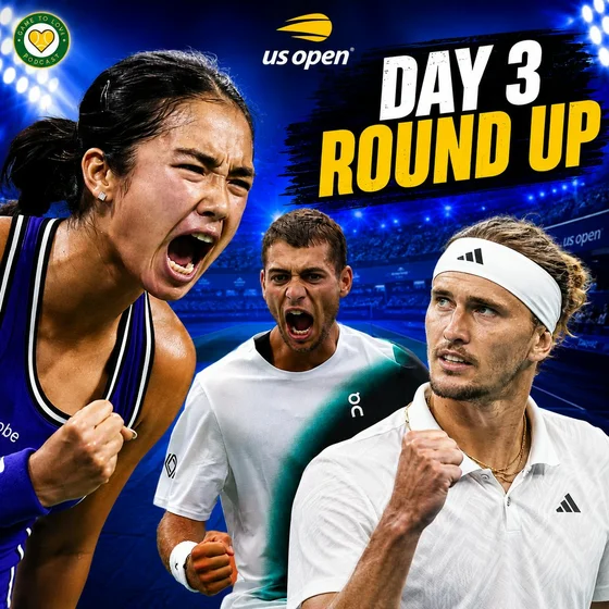 Eala CONFIDENT Win! Zverev & Cobolli SURVIVE! | US Open 2026 Day 3 Highlights | GTL Tennis Podcast