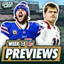 Josh Allen vs Drake Maye, Lions-Rams & Philip Rivers' Comeback | NFL WK15 Previews
