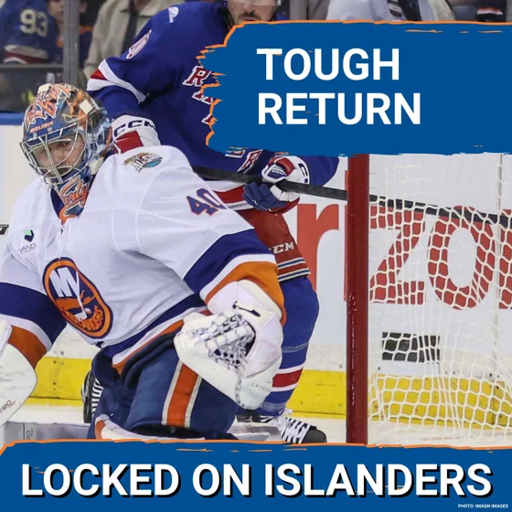 FRUSTRATION: Islanders Fall in Semyon Varlamov's Inspiring Return to NHL Action