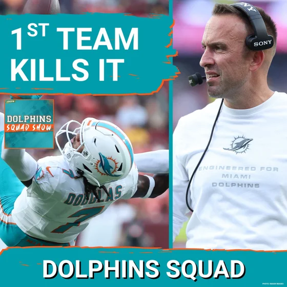 DOLPHINS SQUAD SHOW: Miami Dolphins Starters SHINE, Backups COLLAPSE in 20-7 Loss to Commanders