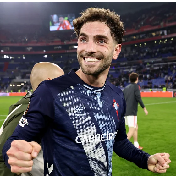 Entrevista | Javi Rueda celebra la clasificación del Celta a cuartos de la Europa League': "No me lo creo ni yo"
