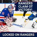 Gabe Perreault bags first goal, Rangers beat Blues on J.T. Miller overtime winner!!
