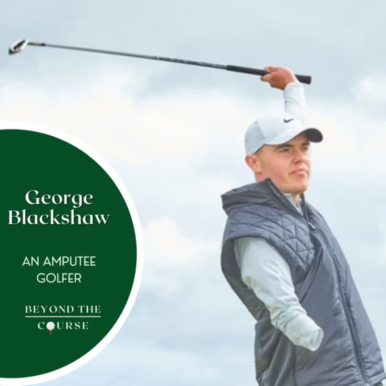 Disability golf, Having Anna Nordqvist as a caddy, Playing with LET players - #33 @theamputeegolfer