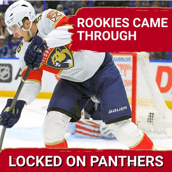 LOADS OF FIRSTS: Panther rookies did it again, blowing out the Red Wings in game 82!