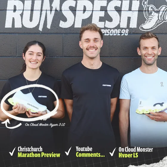 98 | On Cloud Moster Hyper 3 LS Review, Christchurch Marathon Preview and Taper Weeks