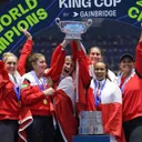 Leylah Fernandez leads Canada to FIRST Billie Jean King Cup title - with Crina Mustafa