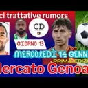 MERCATO GENOA: Giorno 13 - Le ultime su BALDANZI CASSERES BAKAMBU. Il nodo PORTIERE: ciao BENTO?