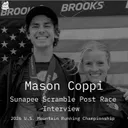 Mason Coppi - Post Sunapee Scramble (U.S. Mountain Running Championship) Interview - Post Race Live
