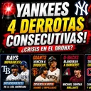 😱 Yankees suman 4 derrotas seguidas! Rays dominan 🚨