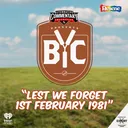 "Lest We Forget 1st February 1981"