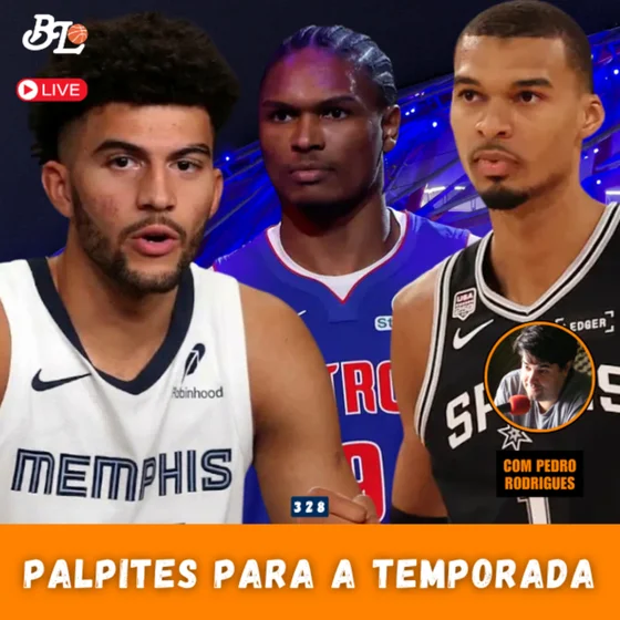 Podcast #328 - Palpites para a temporada 2026/27 da NBA, com Pedro Rodrigues