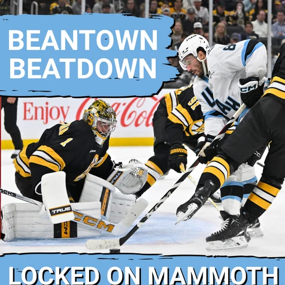 Alarm Bells: Utah Mammoth Dominate Stats But FAIL to Convert Against Jeremy Swayman & Bruins