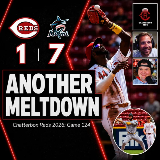 Game 123 - Marlins 7, Reds 1 (Reds are the Cleveland Browns of MLB)