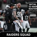 RAIDERS SQUAD SHOW: Las Vegas RAIDERS 53-Man ROSTER REACTION + 2026 SCHEDULE Predictions
