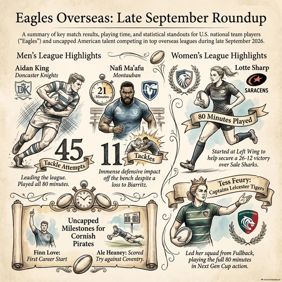 Eagles Overseas: Big Wins and Debut Starts - Sept. 23-27, 2026
