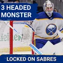 Alex Lyon, Ukko-Pekka Luukkonen, Colten Ellis a three-headed MONSTER for the Buffalo Sabres