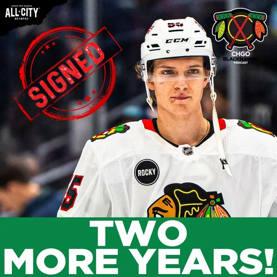 Kevin Korchinski RE-SIGNS with the Chicago Blackhawks on a New 2-Year Deal | CHGO Blackhawks Podcast