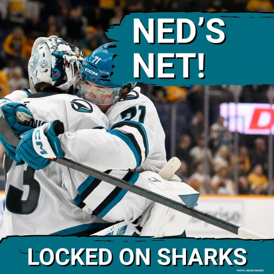 SHARKS SAVIOR: Alex Nedeljkovic COMMANDS Net in Predators Win, San Jose Struggles to Close