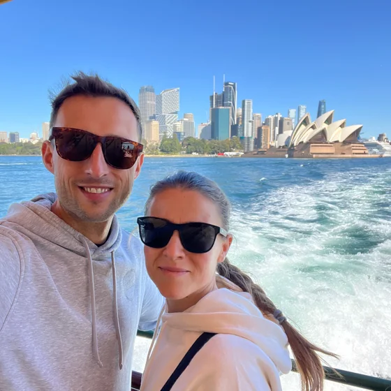 074. Prosto z Sydney, tuż przed startem w maratonie