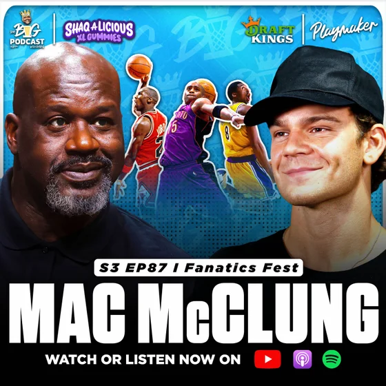 The Big Pod LIVE at Fanatics Fest | Shaq, Mac McClung Talk Dunkman League & NBA Dunk Contest Legends