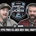 Pros vs Joes FFPC Best Ball Draft | Sports Gambling Podcast (Ep. 2637)