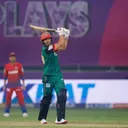 Andries Gous, David Payne & Noor Ahmad on victory in the tournament opener against the Dubai Capitals