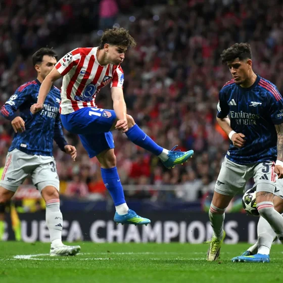Atleti and Arsenal all-square after electric first leg