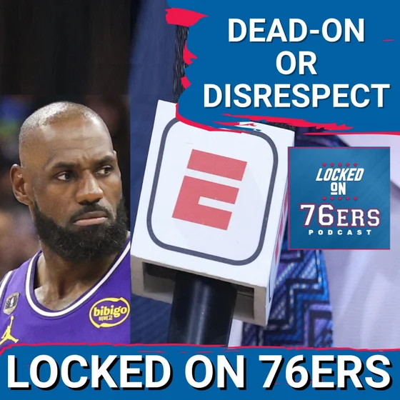 ESPN Slots ALL of the Sixers' Starting 5 OUTSIDE the Top 10 - Philadelphia 76ers Podcast