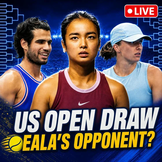 US Open Draw Revealed: Eala gets a qualifier in R1 while Alcaraz faces tough title defence