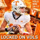 Tennessee SURVIVES Arkansas with 24-17 WIN behind STRONG Finish for DeSean Bishop & DaSaahn Brame