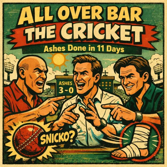 23. Ashes Done in 11 Days, Lyon Down, Snicko's Sick, England’s Batting 101 Problem