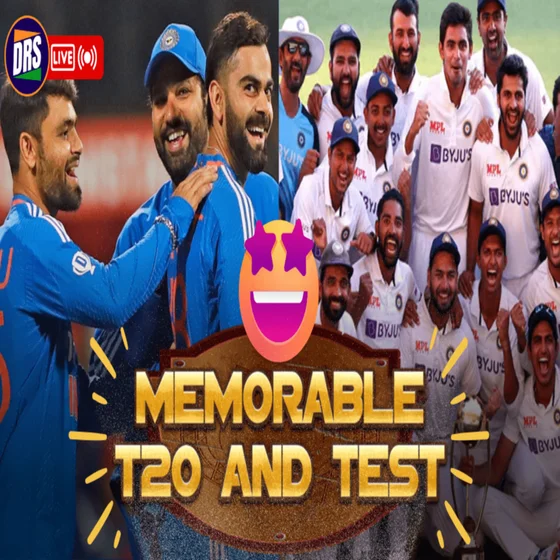 Memorable T20 and Test | Ind whitewashes Afg | India's historic win against Aussies | DRS | Episode 37