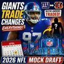 NFL Mock Draft 2026 (UPDATED) | Giants/Bengals Trade Shakes Up Top 10