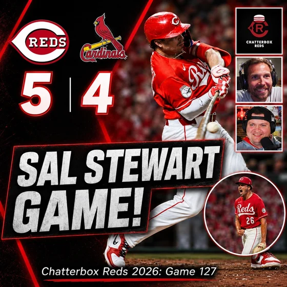 Game 127 - Reds 5, Cardinals 4 (The Sal Stewart Game!)