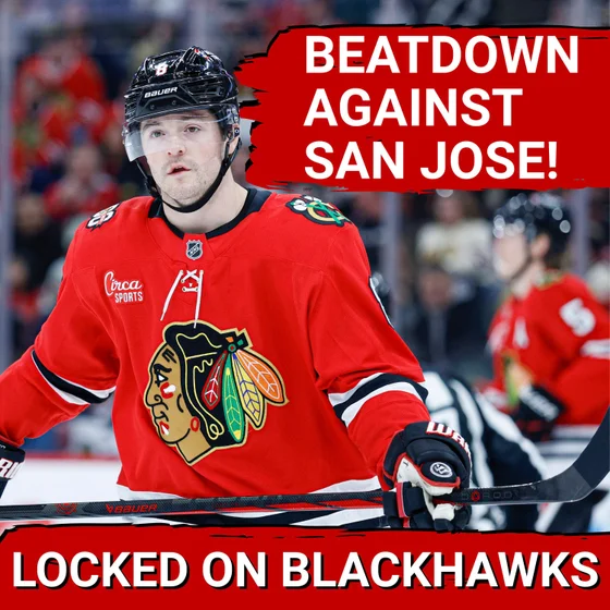 Chicago Blackhawks Beat Celebrini & SJ Sharks 6-3 | Oliver Moore Moved To Top Six