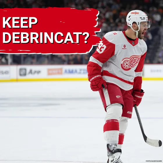 WHO IS NEXT? What do the Red Wings do with DeBrincat, Faulk and Gibson if 71 is dealt | Larkin trade list update