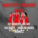 Ohio State v. Michigan BTT Recap | Buckeyes Falter Again Against Wolverines, Layups, Transition Scoring, and Turnover Scoring Haunts, Bruce Thornton Gets No Help, Brandon Noel Returns, and How This Game Impacts OSU in March Madness
